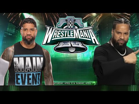 WrestleMania 40 - Jey Uso vs Jimmy Uso | WWE 2K24 (Gameplay)