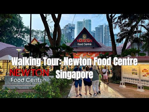 Walking Tour: Newton Food Centre, Singapore || by: Stanlig Films