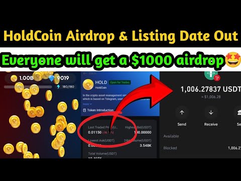 "Holdcoin Airdrop & Listing Date Announced | Expected Price & Exchange Details"