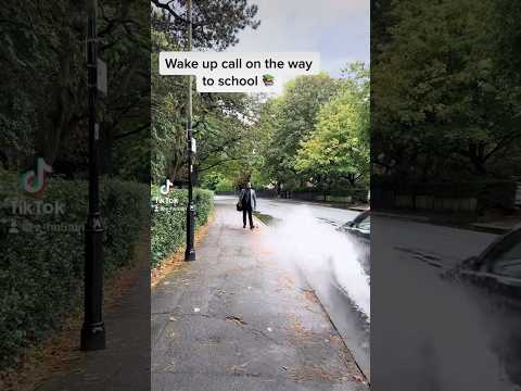 Walking to #school💧#teacher #classroom #teachersofinstagram #water #walking #teacherlife #car