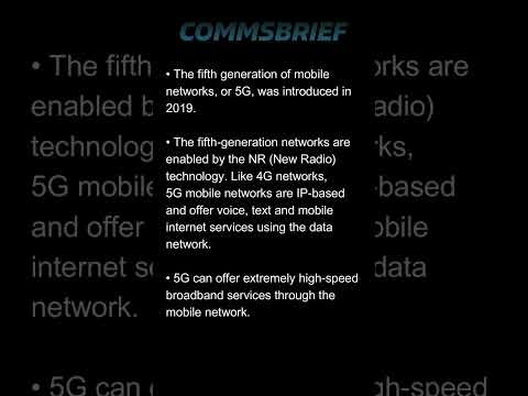 What does 5G stand for? #shorts