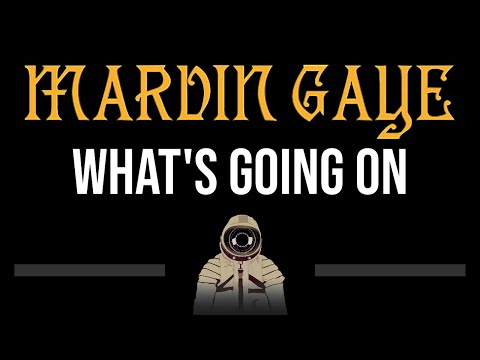 Marvin Gaye • What's Going On (CC) 🎤 [Karaoke] [Instrumental Lyrics]