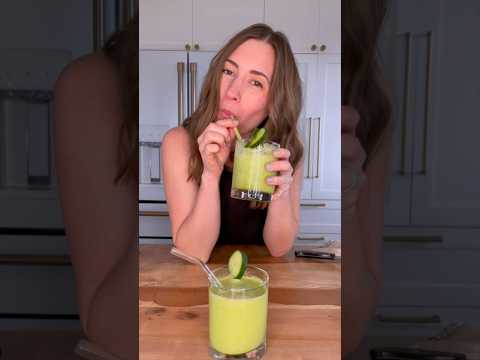 5 INGREDIENT REFRESHING CUCUMBER MANGO SMOOTHIE RECIPE | High Protein Smoothie