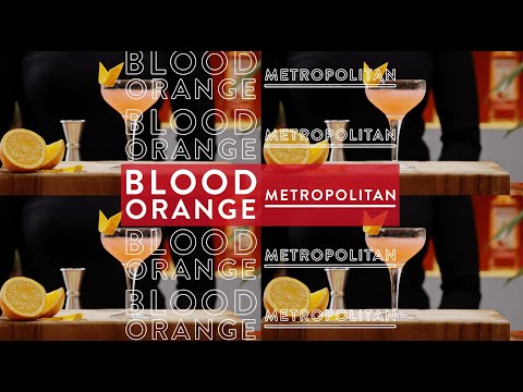 How To Make a Blood Orange Metropolitan with Beefeater Gin | Behind the Bar