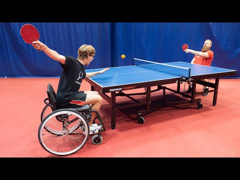 Wheelchair Table Tennis ft. Pro Player