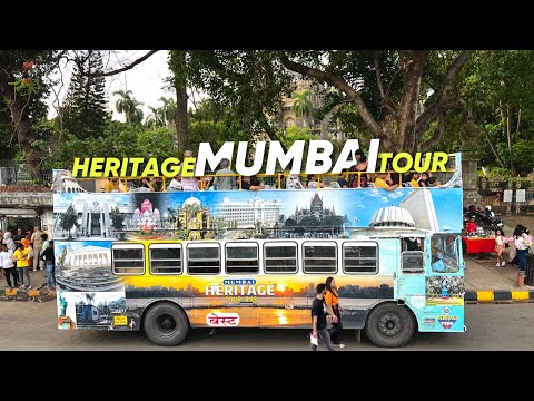 Mumbai Heritage Open Air Bus Tour at Sunset - 4K