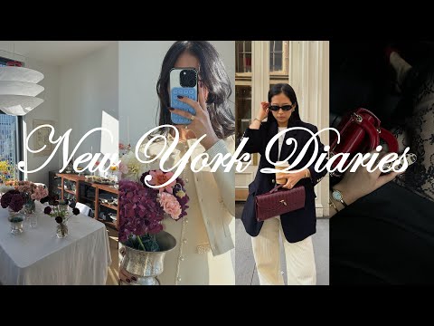 Living in New York| days in my life in nyc, new haircut, fall outfits, cozy brunch &flower arranging