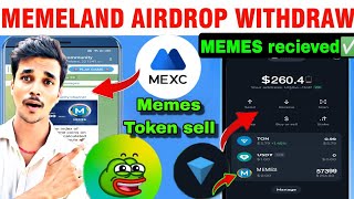 Memeland airdrop today update | Memeland withdrawal | memes list mexc exchange #MEMES #bhoorakatech