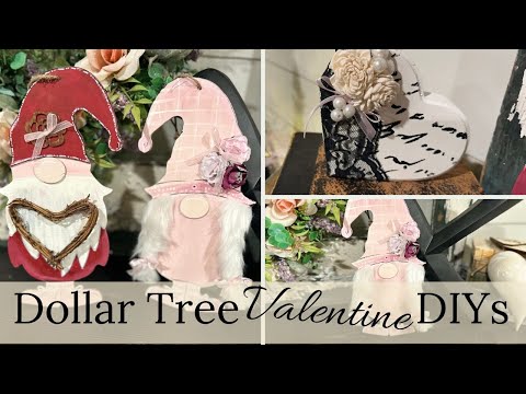 💗 3 DOLLAR TREE VALENTINES DECOR 💗 HELLO LOVE 💗Easy Dollar Tree DIYS