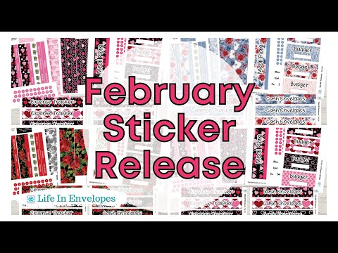 February Sticker Release /  TBM BBP Workbook / Universal 7x9 and 8.5x11 / The Classic Happy Planner