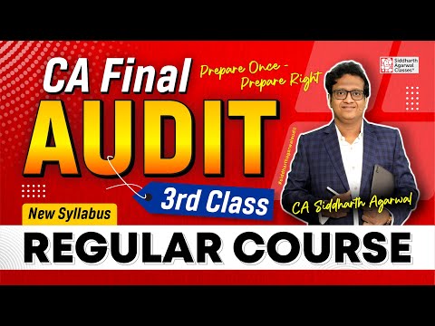 CA Final Audit 3rd Class | Chapter 2, SA 240 | Siddharth Agarwal Audit