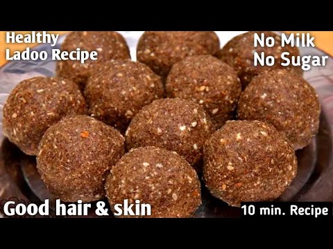 If you eat this it help in hair growth ,good health &skin | No Milk,No Sugar  Healthy Immunity laddu