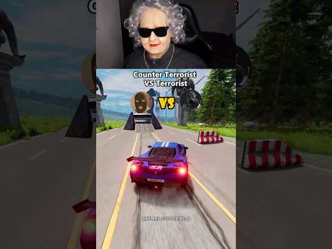 Terrorist vs Counter Terrorist 😭❌ Real Granny 👵 Beamng.Drive #shorts #beamngdrive