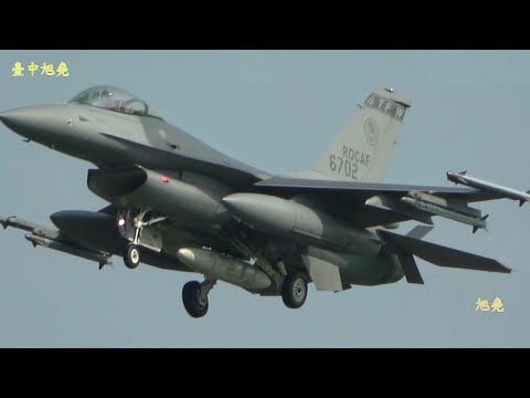 F-16Viper毒蛇嘉族4機衝場雙機SFO高-低空戰術飛訓.