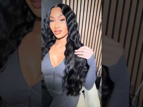 FRONTAL INSTALL STYLED W/ CRIMPS #shorts #fyp #beauty #explore #hair #shortvideo #viral #viralvideo