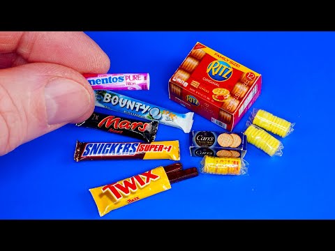 How to make Miniature Food for dolls - Tutorial DIY