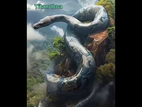 World largest snake 🐍 Titanoboa #facts #shorts