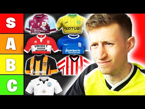 Ranking ALL 22/23 Championship Football Kits BEST to WORST (HOME)