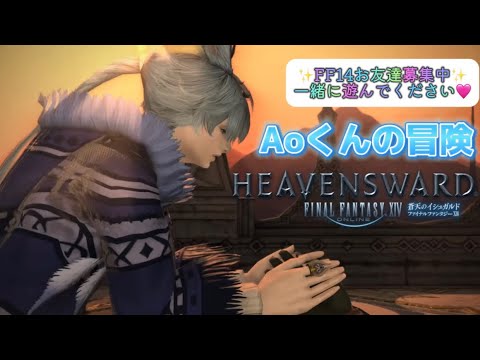 【FF14 蒼天のイシュガルド編】Aoくんの冒険#44 🌱Meteor/Beliasにて冒険中🌱※無言配信