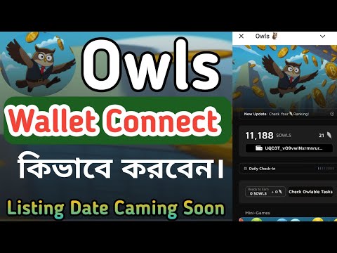 Owls Telegram bot Ton wallet connect | How to connect Ton Wallet with owls Telegram 🦉 Project