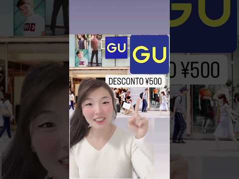 Desconto nas GU só com o APP! #japão #compras #descontos #gu