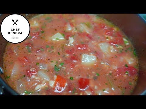 How To Make Manhattan Clam Chowder / So good / Super Easy Soup