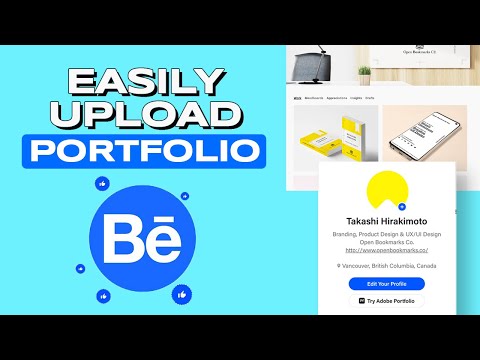 How to Make And Upload Portfolio on Behance