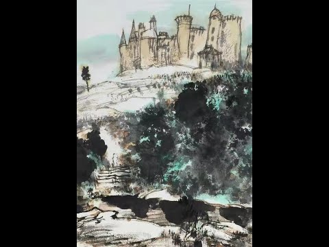 Lesson 48 Painting a British Landscape in In and Color with Mr. Yang Yuanwei