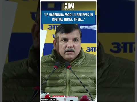 #Shorts | "If Narendra Modi ji believes in Digital India.." | Sanjay Singh | Amit Malviya | AAP BJP