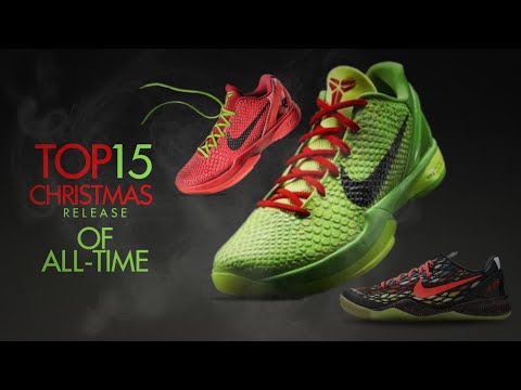 TOP 15 Christmas Release SNEAKERS Of ALL-TIME