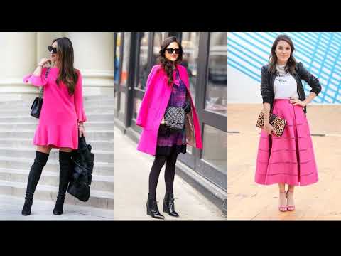 Black & Pink Outfits Combination to Stand Out in Style | Hot Pink Outfit | How to Wear Pink Women