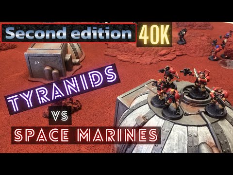 40k 2nd Ed Battle Report (5) Tyranids vs Space Marines 1500pts