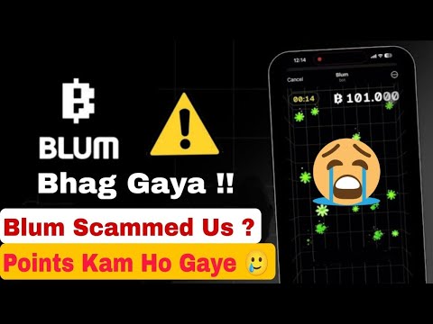 Blum Scammed Us !! Blum Bhag Gaya ? Blum Ke Points Kam Ho Gaye !! Cats Pre Market Trading Live Now !