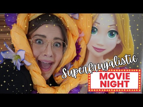 BUDGET FRIENDLY TANGLED MOVIE NIGHT - SUPERFRUGALISTIC VS. SUPER FREAKING EXTRA