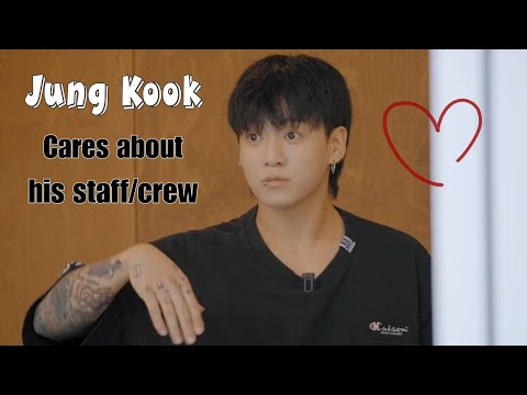 Jung Kook Cares About His Staffs/Crews