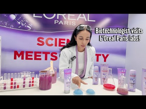 A day in my Life at the L'Oréal Paris Lab learning the science my favourite Haircare Routine