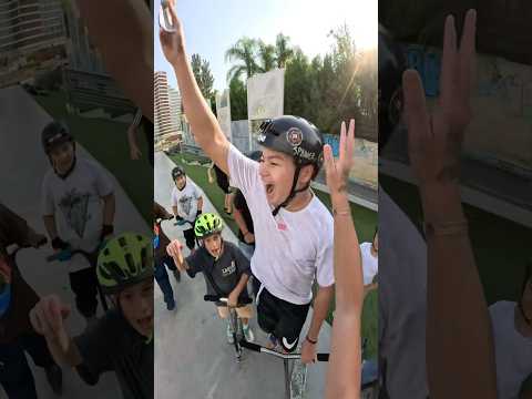 he desereved it😇          #scooter #skatepark #bike #fail #challenge #funny #comedy #skate