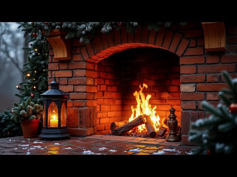 Fireplace 🔥 The Best Burning Fireplace Sounds for Relaxation with the Cozy Ambiance of Christmas