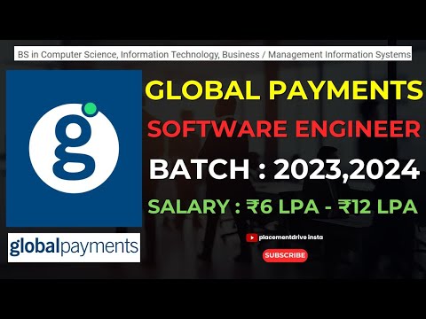 Associate Software Engineer Job at Global Payments | Freshers Apply | Full-Time in Hyderabad