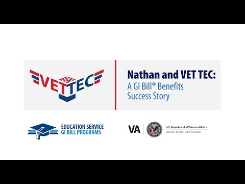 Nathan and VET TEC: A GI Bill® Benefits Success Story