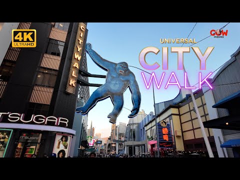 Welcome to Universal Studios CityWalk Hollywood Walking Virtual Tour October 20, 2024 in 4K UHD