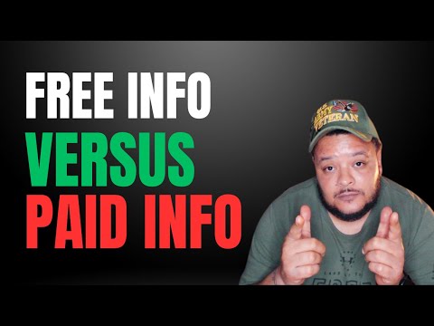 Free Information vs. Paid Information