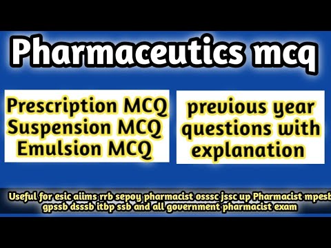 pharmaceuticsmcq#railwaypharmacistexam2024#ossscpharmacistexam2024#jssc#hssc#dsssb