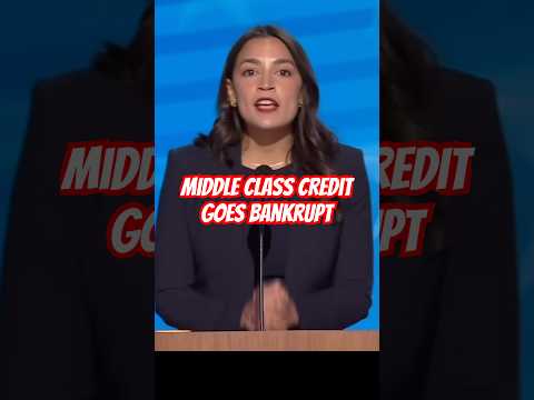 middle class credit goes bankrupt 🤣 #trump2024 #aoc #kamala