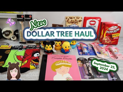 NEW DOLLAR TREE HAUL!  Disney Finds!! Everything was $1.25! September 25, 2024