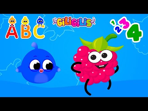 Learn English Vocabulary Through Fun Fruit Songs 🎶 Learn ABC Phonics Shapes Numbers Colors 🌈