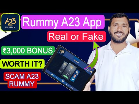 A23 Rummy 3000 Bonus !! A23 Rummy Kaise Khele !! Rummy A23 Payment Proof