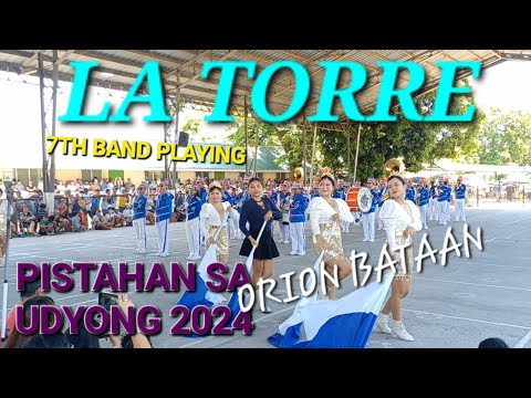 PISTAHAN SA UDYONG 2024 | LA TORRE 7TH BAND PLAYING | BORBONSTREET