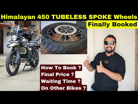 How To Order TUBELESS SPOKE WHEELS For Himalayan 450 | Total Price, Colours, Waiting Time ?