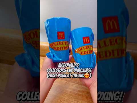 McDonald’s Cup Unboxing #shorts #mcdonalds #mcdonaldscups2024